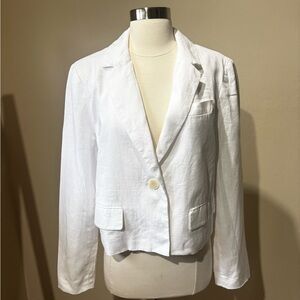 Madewell White Women's Blazer